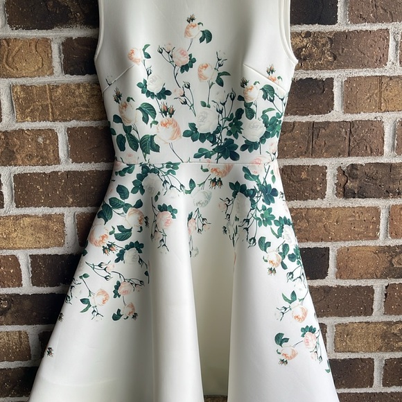 ERIN by Erin Fetherston White and Green Midi Dress - Picture 5 of 14